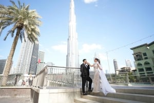 Dubai: L'iconico servizio fotografico pre-matrimoniale del Burj Khalifa