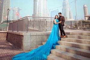 Dubai: L'iconico servizio fotografico pre-matrimoniale del Burj Khalifa