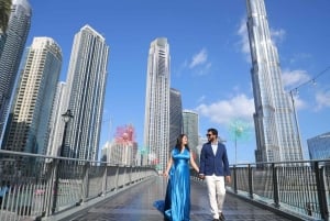 Dubai: L'iconico servizio fotografico pre-matrimoniale del Burj Khalifa
