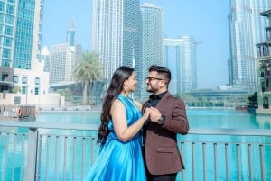 Dubai: L'iconico servizio fotografico pre-matrimoniale del Burj Khalifa
