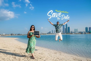 Dubai: Fotografering före bröllopet på JBR Beach