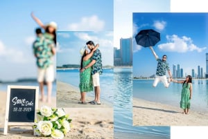 Dubai: JBR Beach Pre Wedding Photoshoot