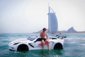 Dubai: Jet Car naar Burj Al Arab met ontbijt en frisdrank