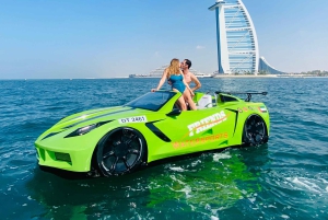 Dubai: Jet Car naar Burj Al Arab met ontbijt en frisdrank