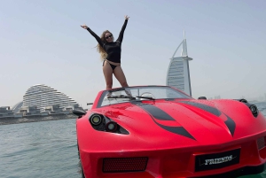 Dubai: Jet Car naar Burj Al Arab met ontbijt en frisdrank