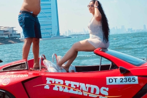 Dubai: Jet Car naar Burj Al Arab met ontbijt en frisdrank