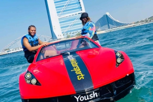 ドバイ：ブルジュ・アル・アラブのジェットカーツアー（写真とビデオ撮影付き）をお楽しみください