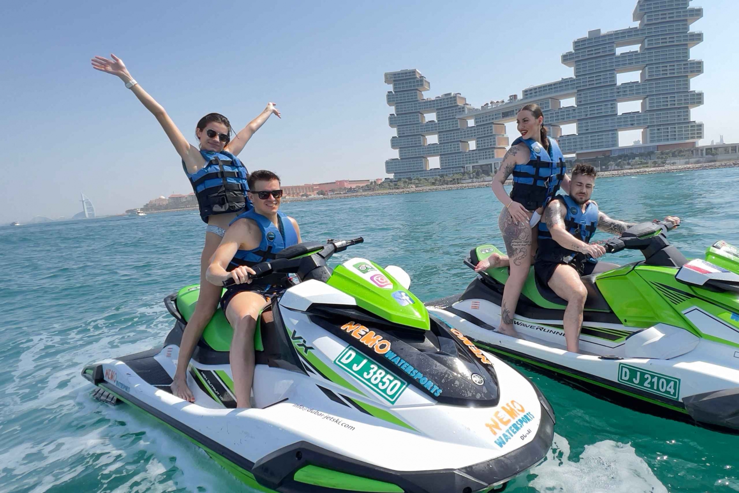Dubai: Jet Ski Tour to Burj Al Arab and Atlantis