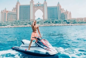 Dubai: Jet Ski Tour Atlantis Hotel & Burj al Arab -näkymät