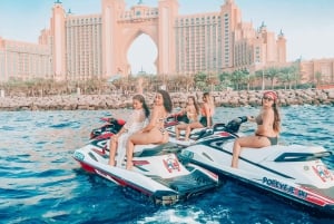 Dubai: passeio de jet ski com vista do Atlantis Hotel e Burj al Arab