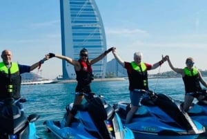 Dubai: Excursión en moto acuática con vistas al Burj Al Arab