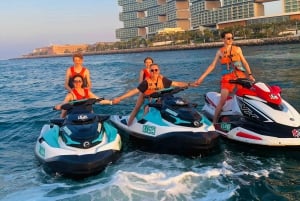 Dubai:jetski/visit the emirate's beautiful architecture from the sea