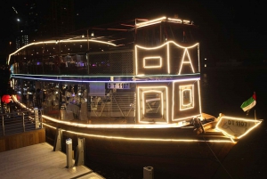 Dubai: Luxury Canal Dinner Cruise with Optional Transfers