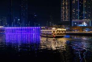 Dubaï : Dîner-croisière de luxe sur le canal avec transferts optionnels