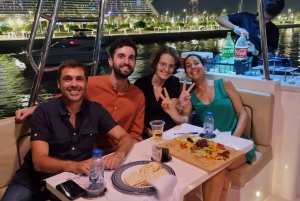 Dubai: Cruzeiro turístico de luxo com comida e bebida