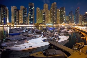 Dubai: Luxury Yacht Tour with Wonder Bus Tour on land & Sea