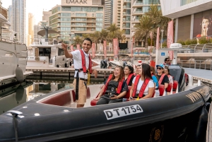 Dubai Marina: 1 tunnin ylellinen sightseeing-pikaveneajelu