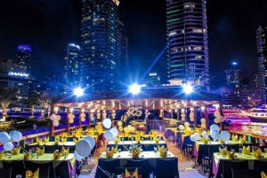 Dubaï : Croisière Marina Dhow avec dîner et spectacle de danse