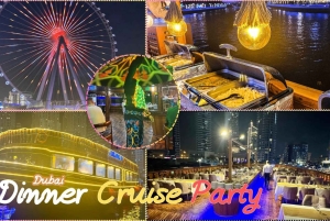 Dubai: Marina Dhow-middagscruise med liveunderholdning
