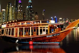 Dubai Marina: Half-Day Dhow Dinner Cruise with Transfer