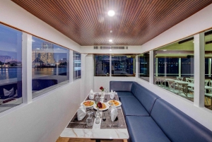 Dubai: Marina Sunset or Dinner Cruise -Live Shows & Open Bar