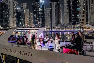 Dubai Marina Luxury Yacht Party with BBQ, Open Bar & Live DJ