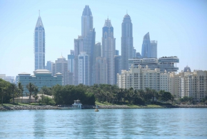 Dubai: Marina Private Boat Tour & Palm Jumeirah Sightseeing