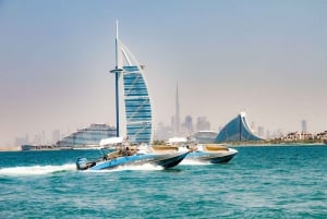 Dubai: Marina Private Boat Tour & Palm Jumeirah Sightseeing