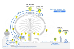 Дубай: частная экскурсия на лодке по Марине и осмотр достопримечательностей Пальмы Джумейра
