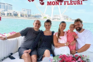 Dubai Marina: Private Boat Tour with Flower