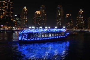 Dubai Marina Vip Dhow Cruise-middag med Tanora-show