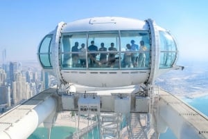 Dubai Marina Yacht Cruise with Ain Dubai Entry Ticket