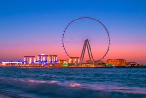 Dubai Marina Yacht Cruise with Ain Dubai Entry Ticket