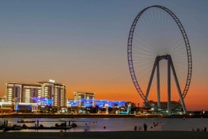 Dubai Marina Yacht Cruise with Ain Dubai Entry Ticket