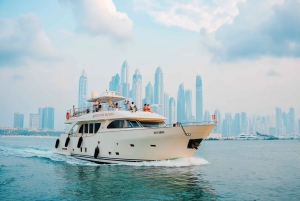 Dubai Marina Yacht Tour: Ain Wheel, JBR & Harbour in 1 Hour