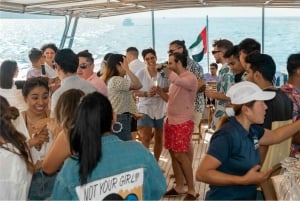 Dubai Midday Yacht Burj Al Arab Tour with Live BBQ & Drinks