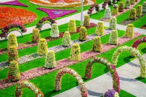 Dubai: Miracle Garden and Global Village Entry with Transfer