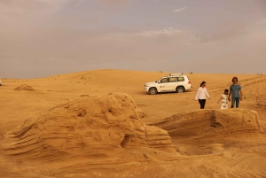 Dubai: Safari matinal por el desierto con paseo en camello y Sandboarding