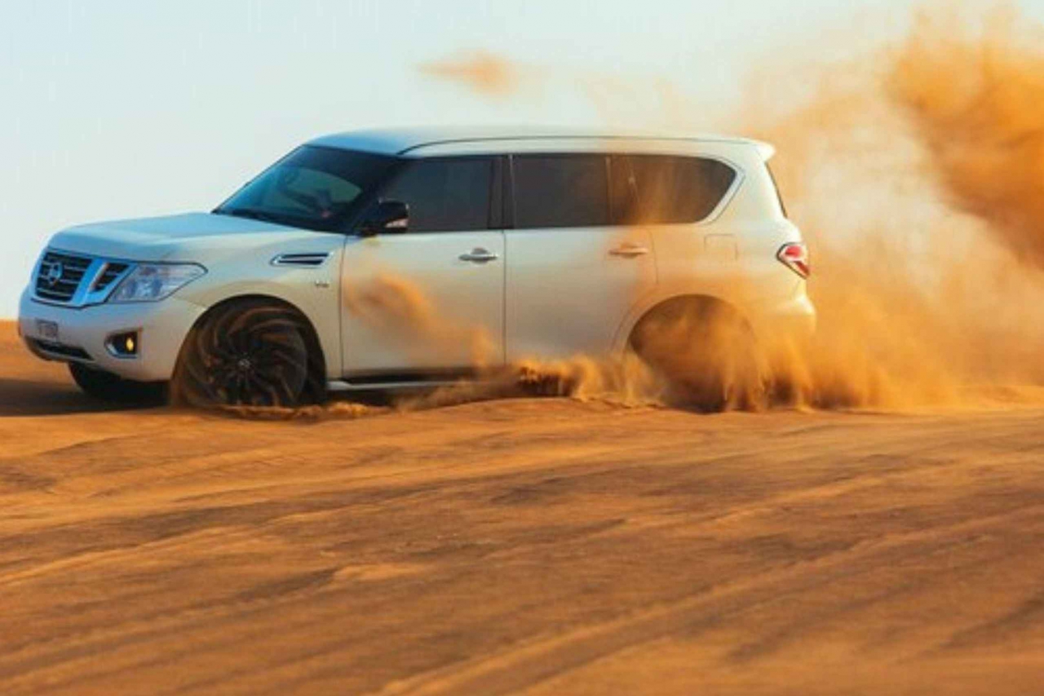 Rallyee dans les dunes de Dubaï en matinée