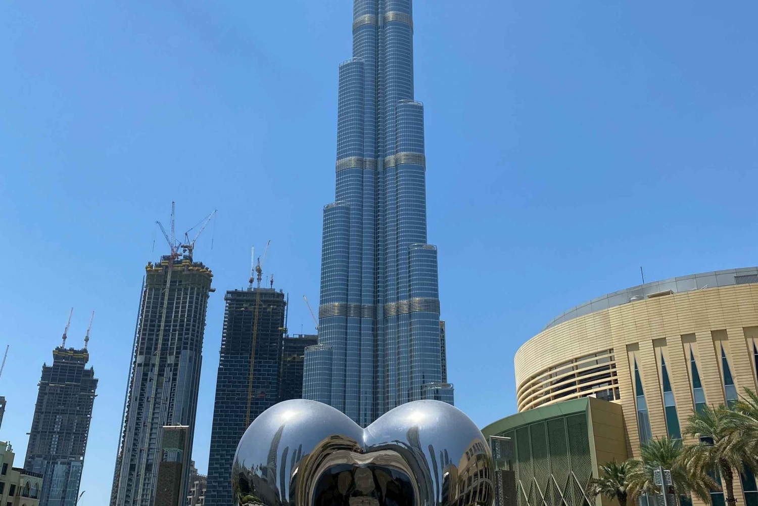 Tour di Dubai di mattina e di notte in 1 giorno con ingresso al Burj Khalifa