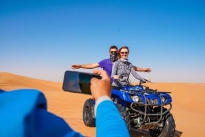 Dubai: Adventure Quad Bike Safari, Camel Ride & Refreshments