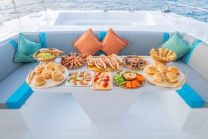 Dubai Private Yacht Tour with Swimming Drinks and BBQ Option