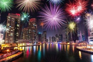 Dubai: New Year Eve Luxury Yacht Fireworks View & BBQ Cruise