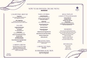 Dubai: Jantar de Réveillon em um Dhow na Marina