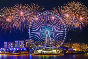 Dubai: Nyttårsaften på en privat luksusyacht på 36 fot