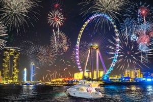 Dubai: New Years Yacht Party Fireworks, DJ, Drinks & Canapes