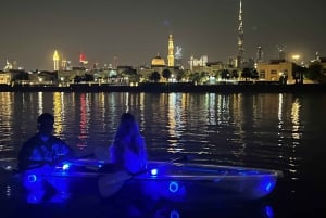 Dubai: Nachtelijke kajaktocht met uitzicht op de Burj khalifa