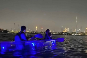 Dubai: Yöllinen melontaretki Burj khalifa -näkymillä.
