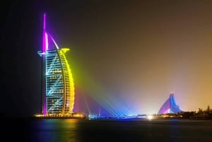 Dubai: Night Tour with Burj Khalifa, Fountain Show & Marina