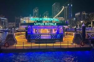 Dubai: NYE MegaYacht Lotus Royale vuurwerk & dinercruise